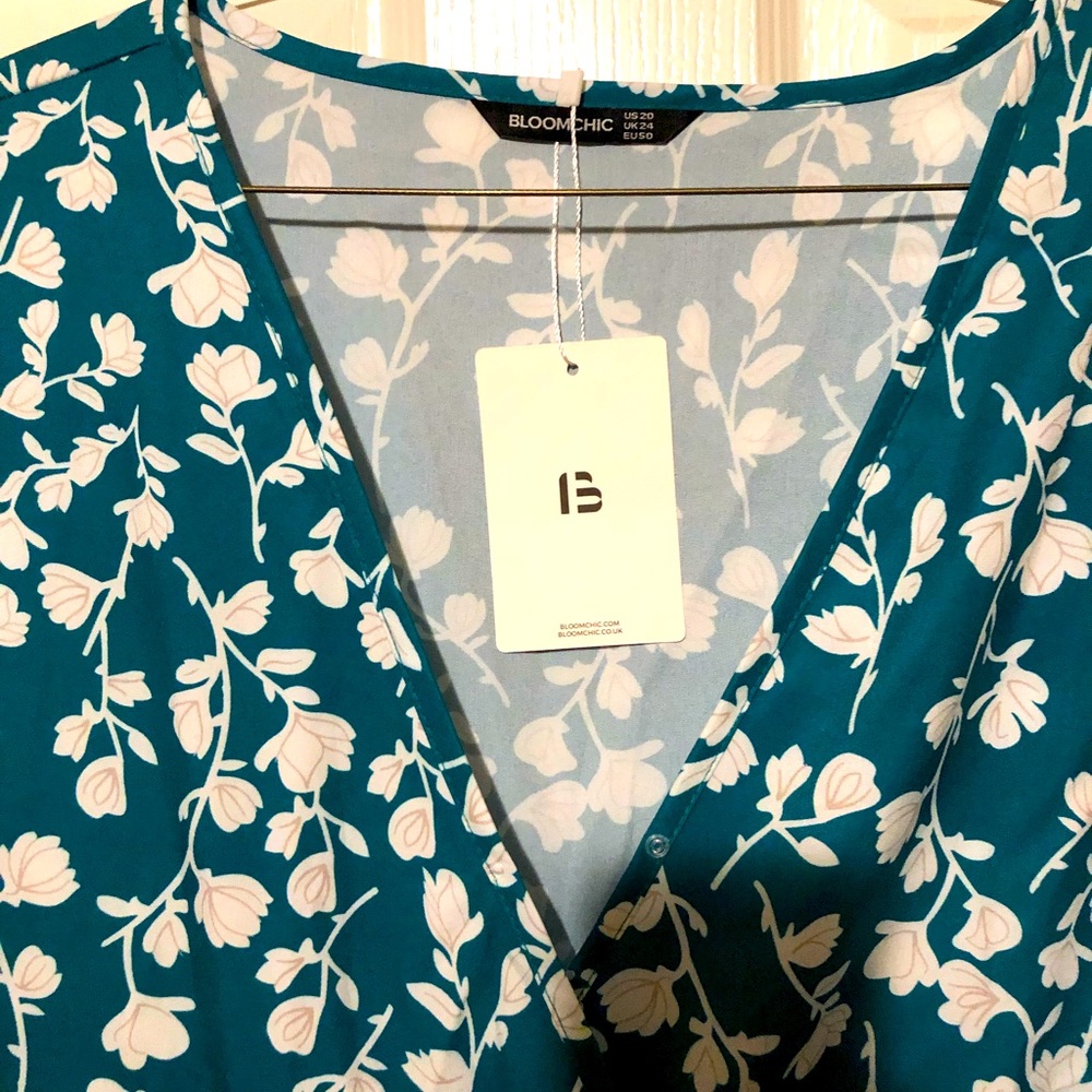 Bloomchic floral wrap dress